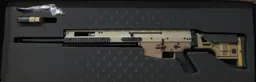 SCAR® 20S NRCH 7.62 NATO FDE 20” 1:10” twist 1x10 Rd. — Miniature 3