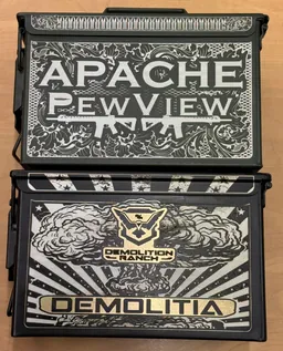 / APACHE PEW VIEW / DEMOLITIA ELITE — Miniature 4
